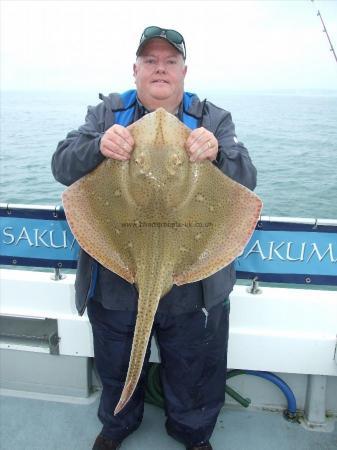 14 lb 5 oz Blonde Ray by Paul Milkins