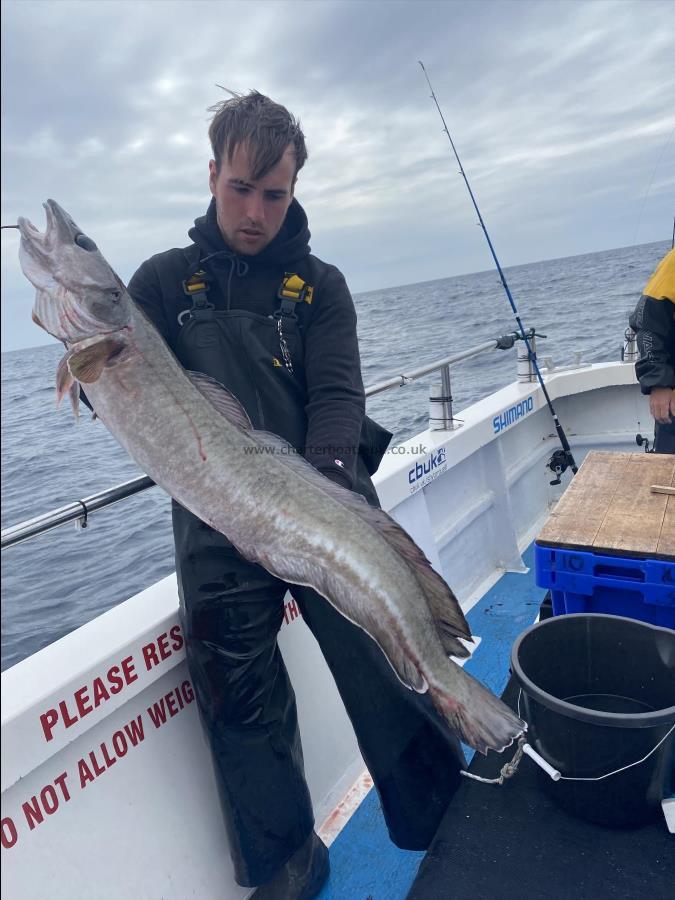 19 lb 6 oz Ling by Fergus.
