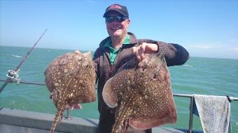 7 lb 3 oz Thornback Ray by tim from Broadstairs