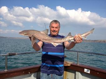 6 lb 8 oz Starry Smooth-hound by Pops