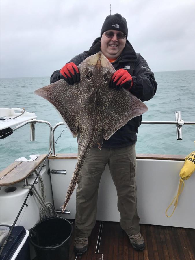 13 lb Thornback Ray by Unknown