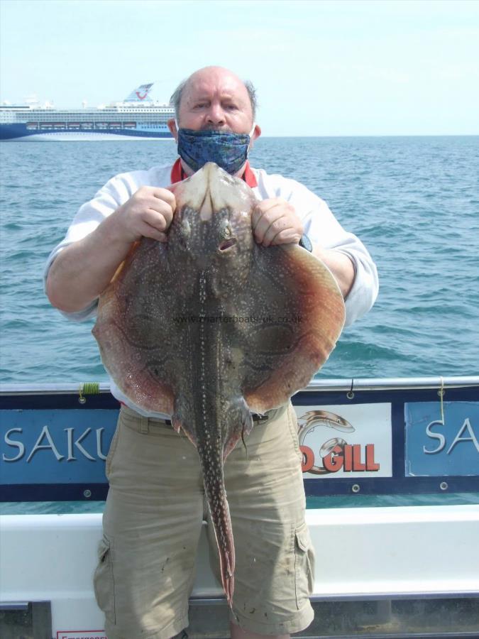 12 lb 8 oz Undulate Ray by Geoff Wilton