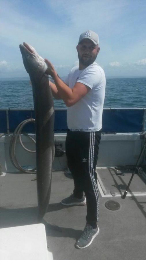 56 lb Conger Eel by Eddie