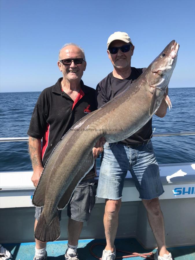 36 lb 8 oz Ling by Kevin McKie