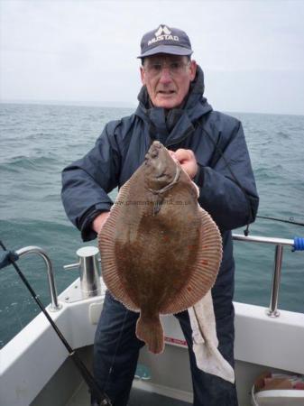 4 lb 8 oz Plaice by Peter Hollingberry