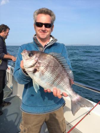 4 lb 4 oz Black Sea Bream by Unknown