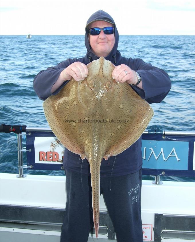 14 lb 8 oz Blonde Ray by Mark Slater