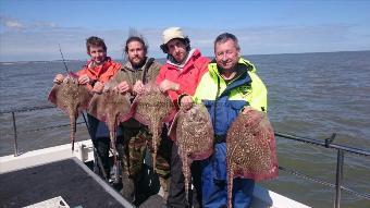 7 lb 12 oz Thornback Ray by Bob Marshall