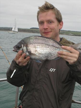 3 lb 2 oz Black Sea Bream by Unknown