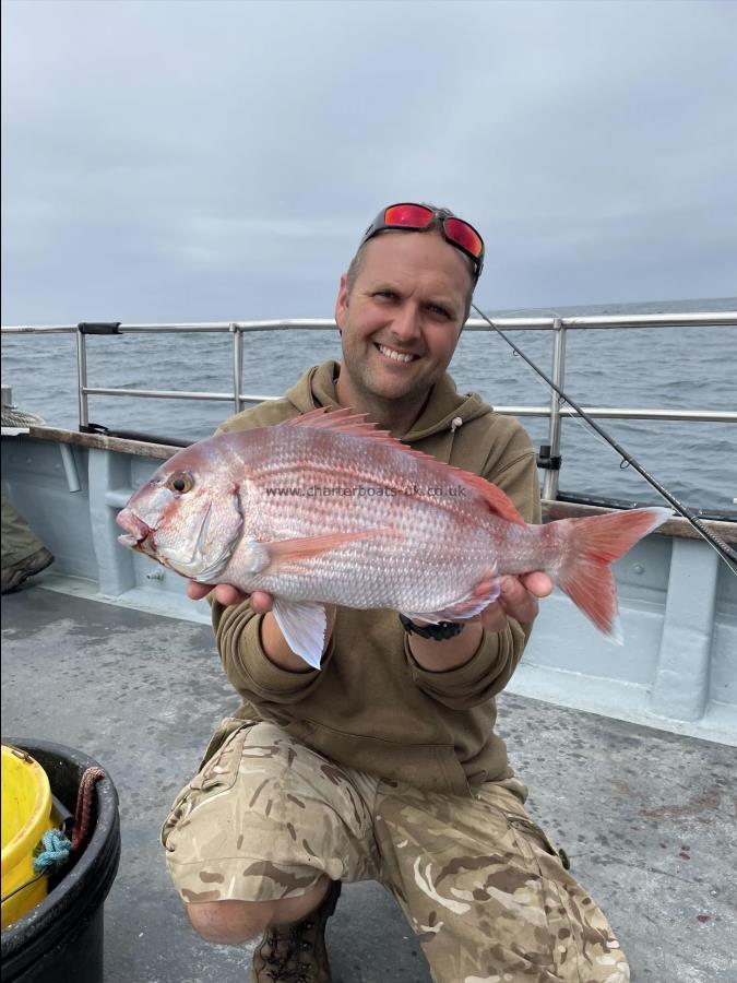 4 lb 2 oz Couch's Sea Bream by Unknown