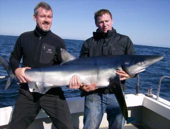 134 lb Blue Shark by unknown