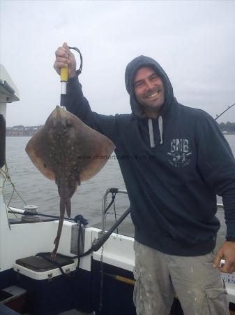 5 lb 10 oz Thornback Ray by Woz on the fish