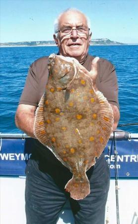 6 lb 13 oz Plaice by Malcolm Glyn
