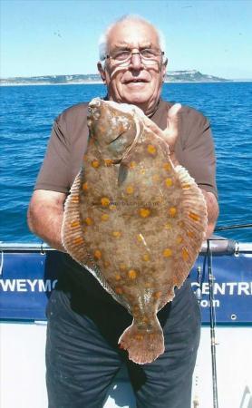 6 lb 13 oz Plaice by Malcolm Glyn