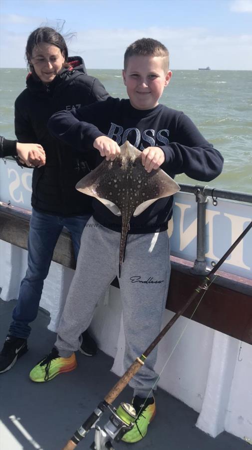 2 lb 6 oz Thornback Ray by Unknown