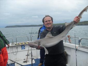 18 lb 8 oz Smooth-hound (Common) by Unknown