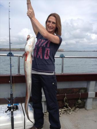 12 lb Conger Eel by Clare