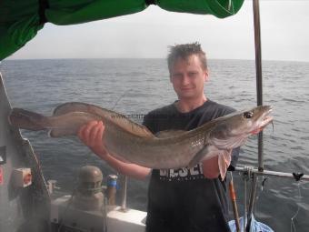 10 lb 8 oz Ling by Steve Hoyle
