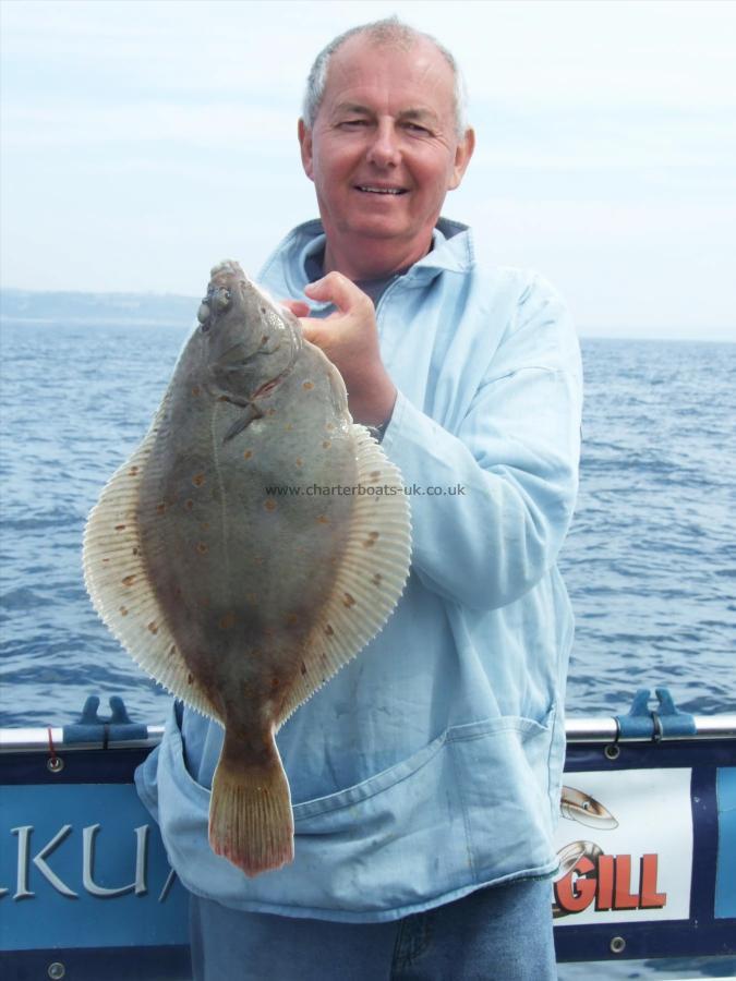 4 lb Plaice by David Metcalf