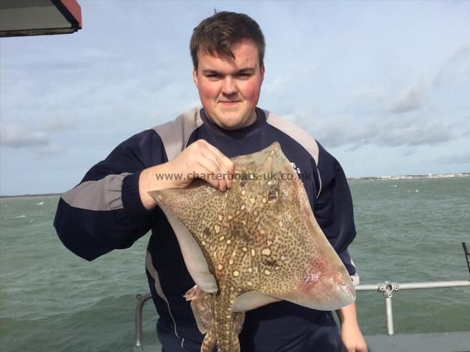 6 lb 3 oz Thornback Ray by Charlie from ramsgate