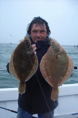 2 lb 8 oz Plaice by Ian