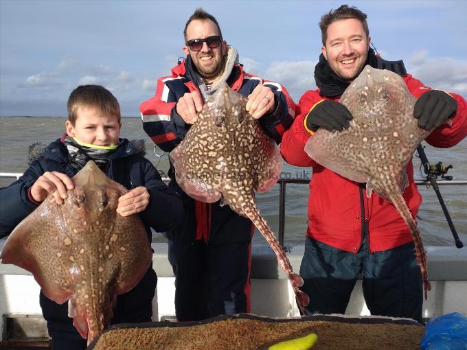 8 lb Thornback Ray by Mike's party