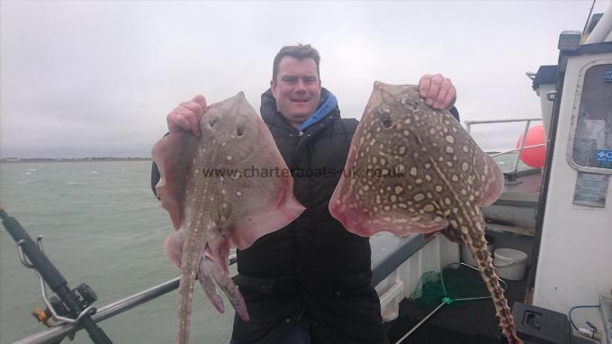 6 lb 5 oz Thornback Ray by Lou from Cambridge