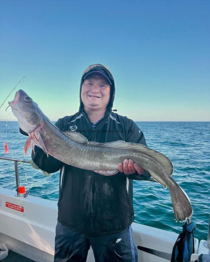 9 lb 4 oz Ling by Alan