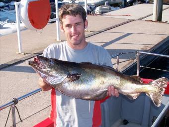 22 lb 4 oz Pollock by MARK JOHNSON