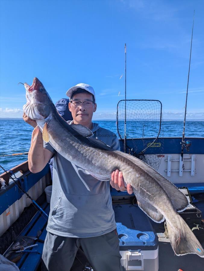 19 lb 1 oz Ling by Mine