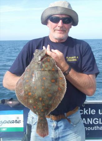 5 lb 14 oz Plaice by Les Whiteman