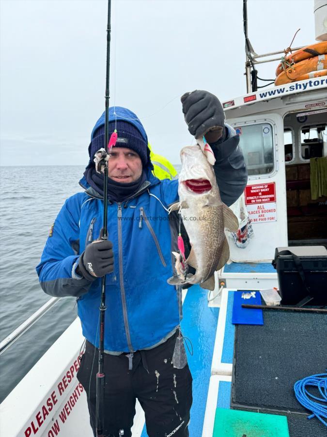 3 lb 14 oz Cod by Ollie.