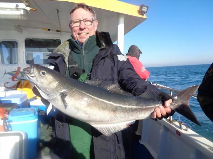 10 lb 8 oz Coalfish (Coley/Saithe) by Tim