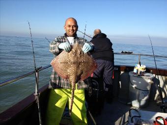 9 lb 8 oz Thornback Ray by Me Julie