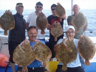 8 lb 8 oz Turbot by James and mates