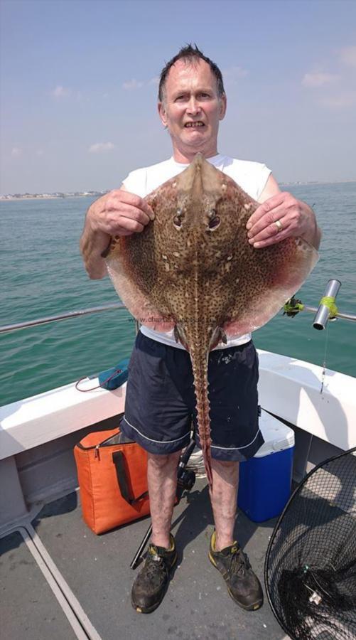 10 lb 5 oz Thornback Ray by Roderick Carroll