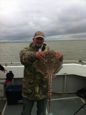 9 lb 4 oz Thornback Ray by Steve