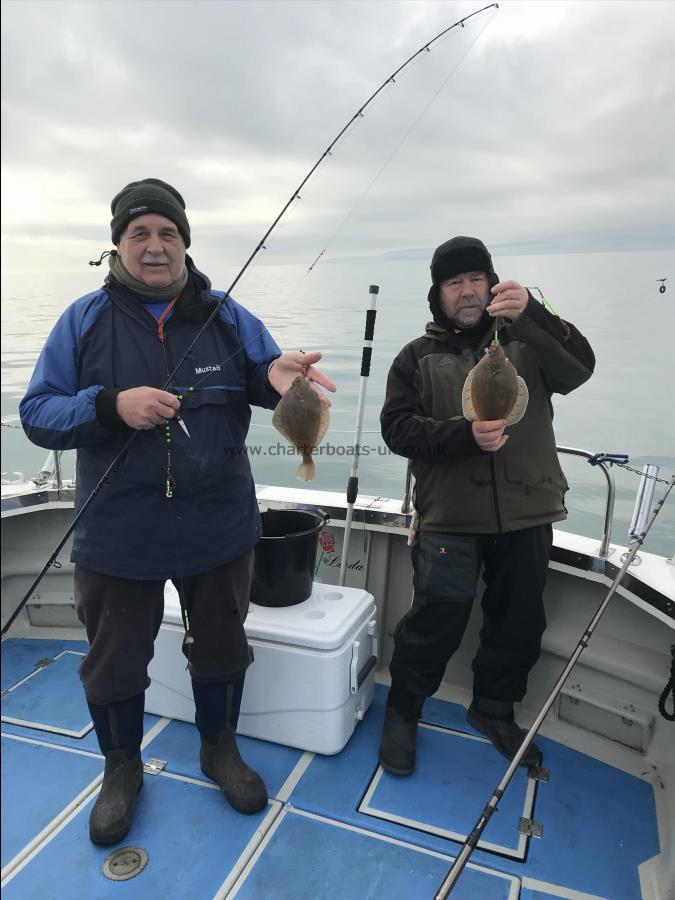 1 lb Plaice by Clive and Keith