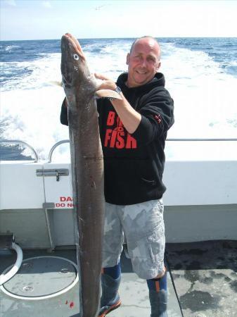 47 lb Conger Eel by Patrick Light