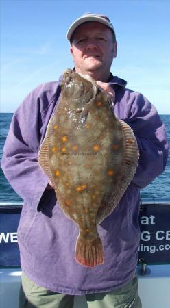 6 lb 2 oz Plaice by Mark Cooper