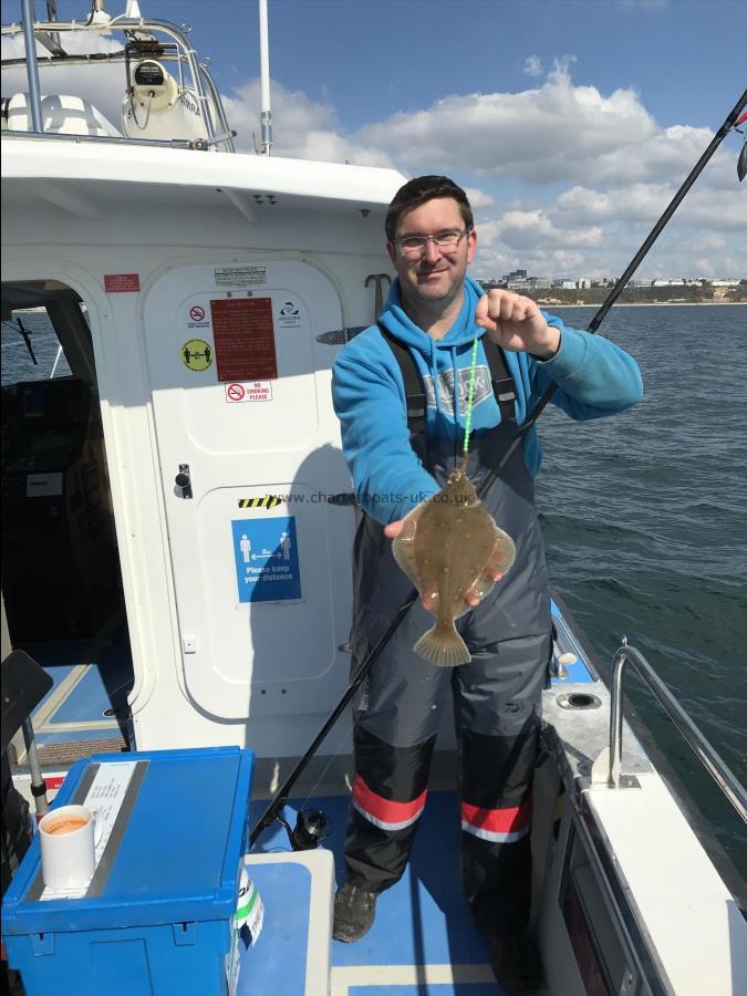 1 lb 6 oz Plaice by Chris B