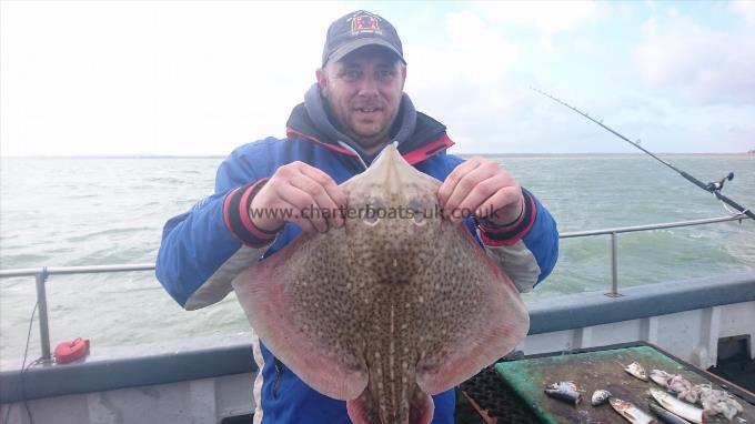 6 lb 3 oz Thornback Ray by Chris from herne bay