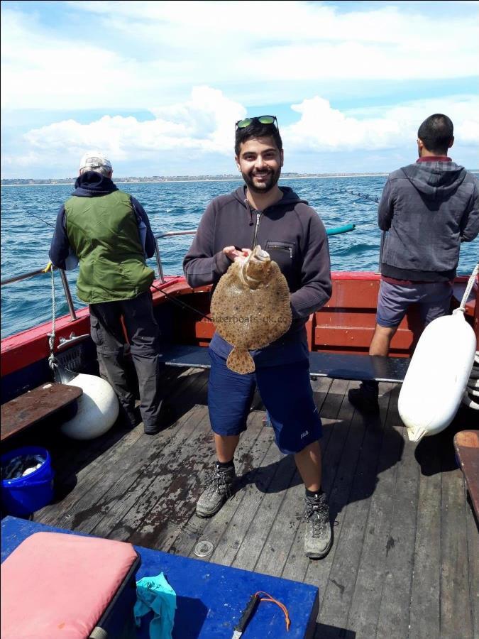 4 lb Turbot by Kiran Preddy from Southampton