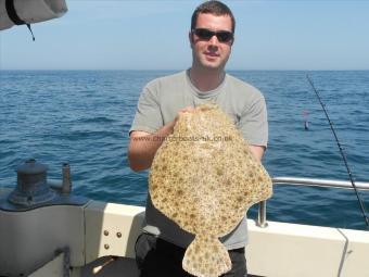 6 lb 3 oz Turbot by Skipper Simon Fisher