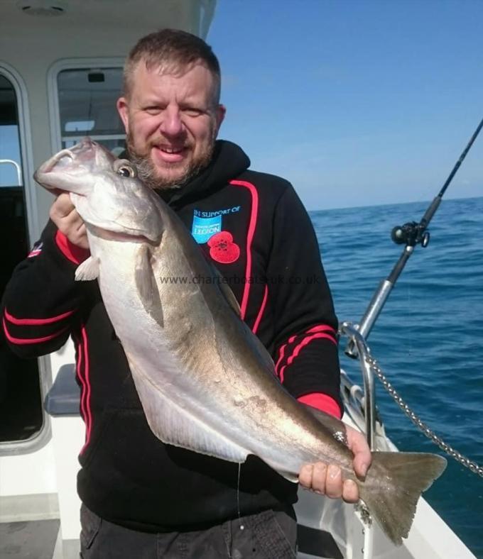 12 lb 8 oz Pollock by Andy Cooper