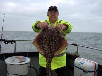 6 lb 8 oz Thornback Ray by Hugh C