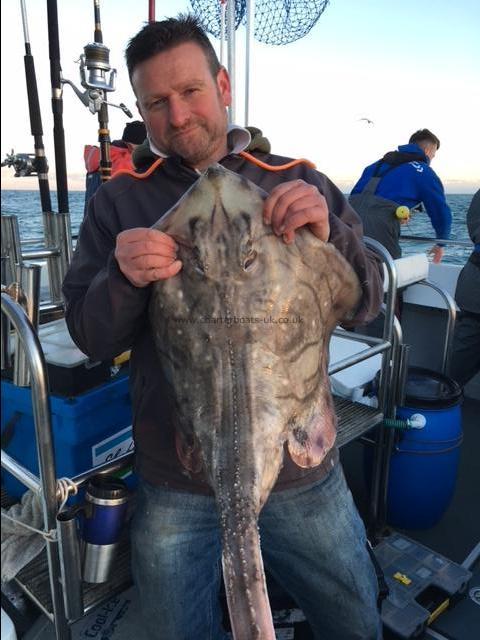 17 lb 4 oz Undulate Ray by Mike Elvy