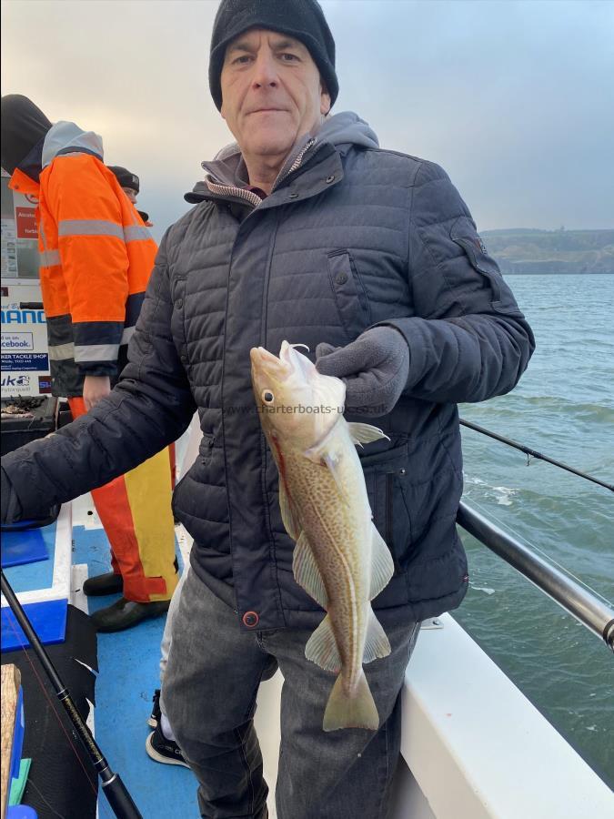 2 lb 9 oz Cod by Bill.