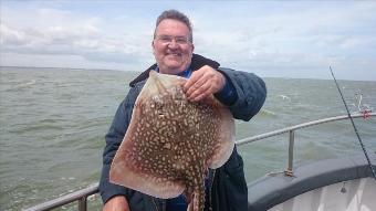 6 lb 3 oz Thornback Ray by Martin from Essex