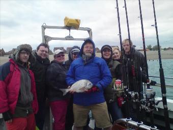 3 lb 12 oz Black Sea Bream by Unknown